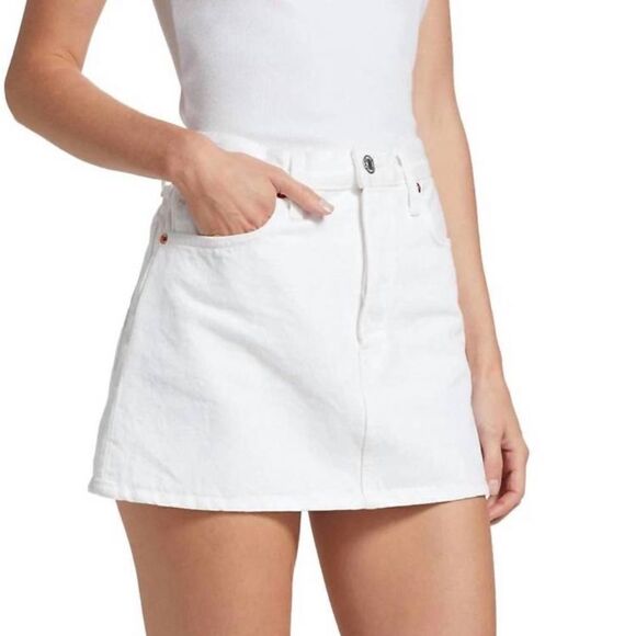 RE/DONE 90’s Mini Skirt in Washed Black. Size 26. NWT! - Picture 15 of 16